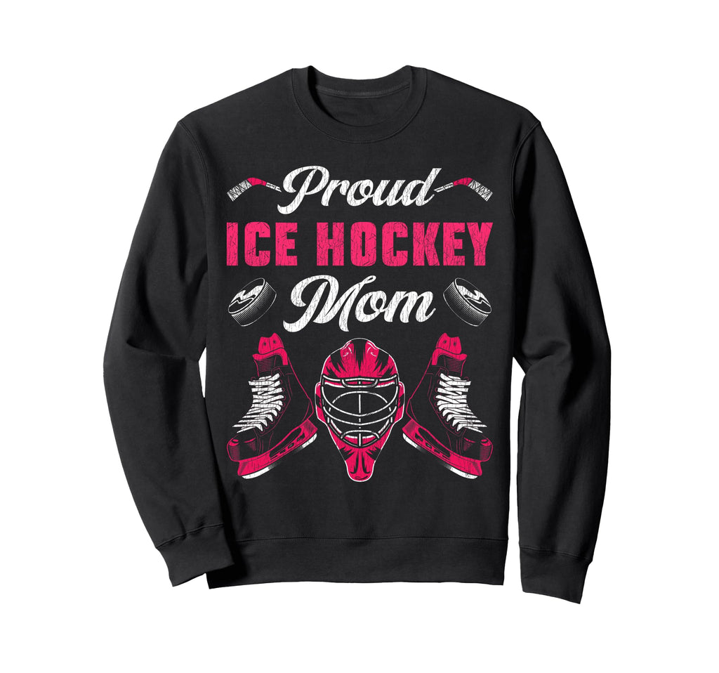 Ice Hockey Goalie Mom Mother Goalkeeper Sweatshirt - Trendy Graphic Unisex - T-Shirt, Sweatshirt, Hoodie