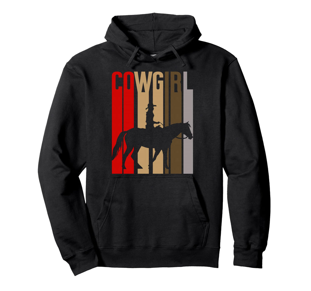 Cowgirl Western Horse Rider Hoodie - Streetwear Style Unisex - T-Shirt, Sweatshirt, Hoodie
