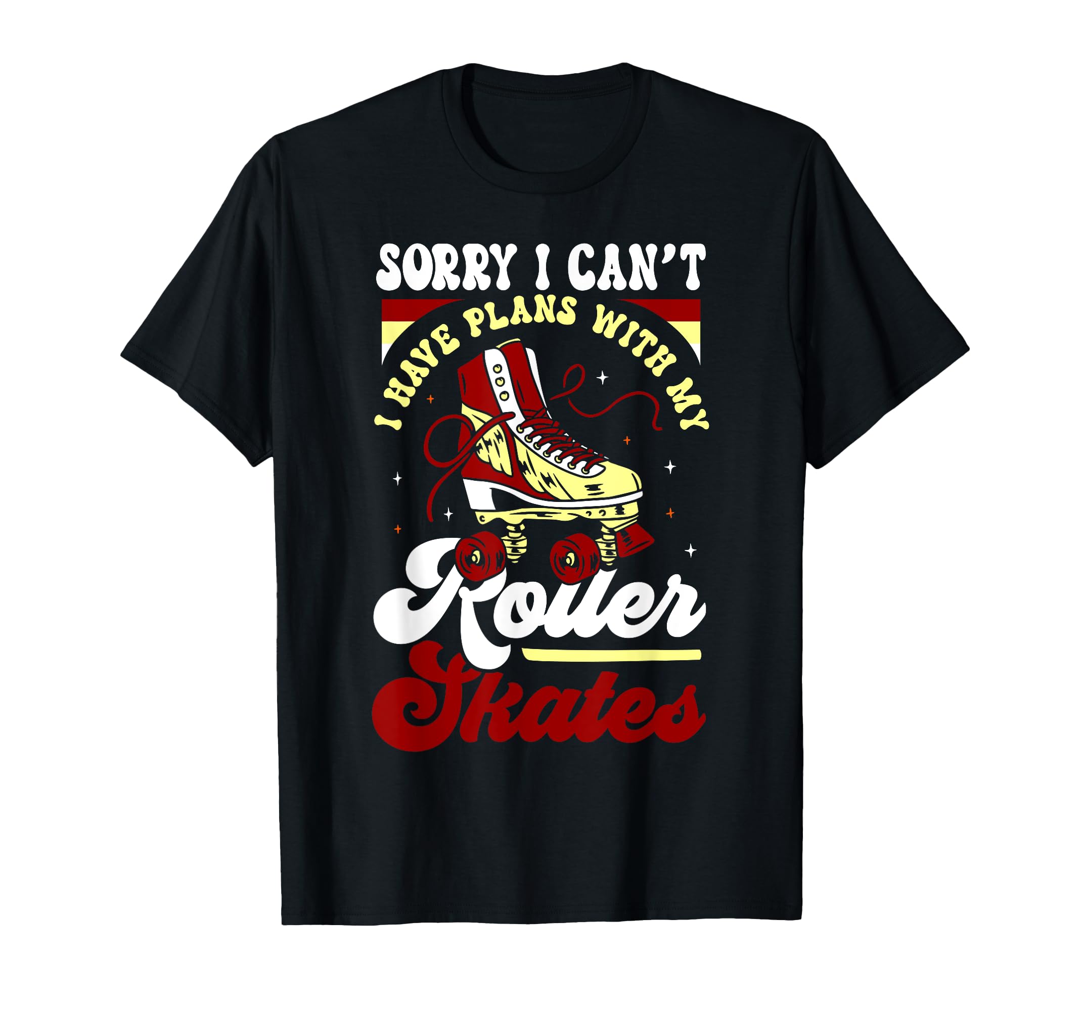 Roller Skating Skate 1970S Sorry I T-Shirt - Aesthetic Graphic for Adults - T-Shirt, Sweatshirt, Hoodie