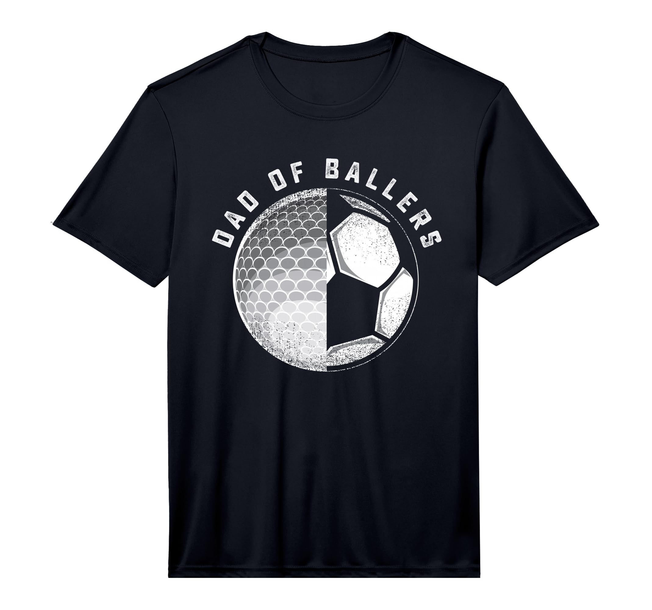 Mens Dad Ballers Funny Golf Soccer T-Shirt - Aesthetic Graphic for Adults - T-Shirt, Sweatshirt, Hoodie