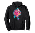 Funny Roller Skating Flamingo Sunset Hoodie - Aesthetic Graphic for Adults - T-Shirt, Sweatshirt, Hoodie