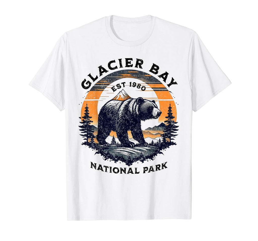 Glacier Bay National Park Alaska Usa Sweatshirt - Custom Art Print Unisex - T-Shirt, Sweatshirt, Hoodie