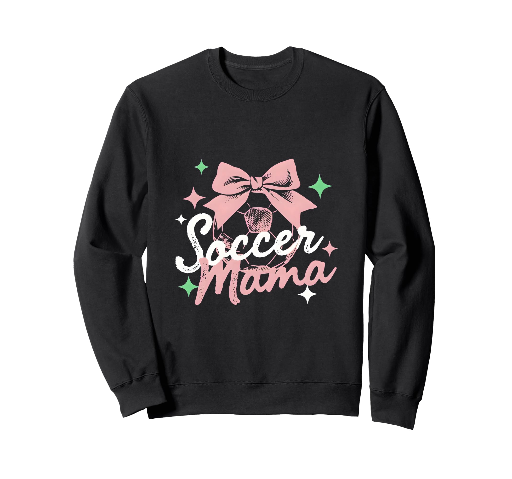 Soccer Mama Coquette Bow Sideline Sweatshirt - Unique Graphic Men Women - T-Shirt, Sweatshirt, Hoodie