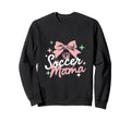 Soccer Mama Coquette Bow Sweatshirt - Casual Everyday Wear for Adults - T-Shirt, Sweatshirt, Hoodie