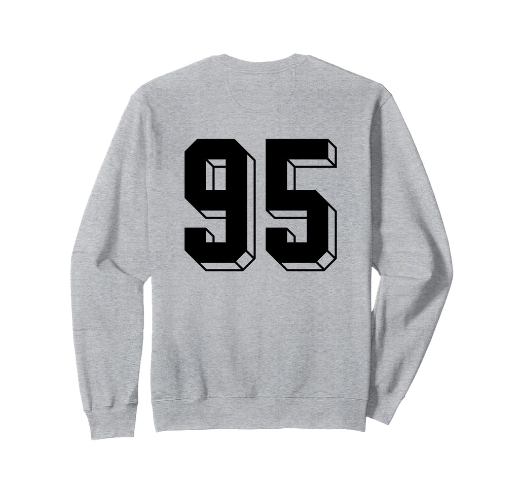 Number 95 Backside 80S 90S Team Sweatshirt - Novelty Apparel Men Women - T-Shirt, Sweatshirt, Hoodie