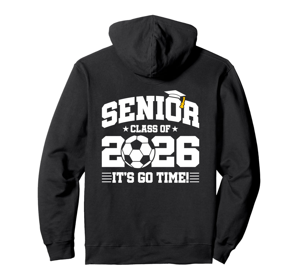 Class 2026 Senior Year Soccer Player Hoodie - Custom Art Print Unisex - T-Shirt, Sweatshirt, Hoodie