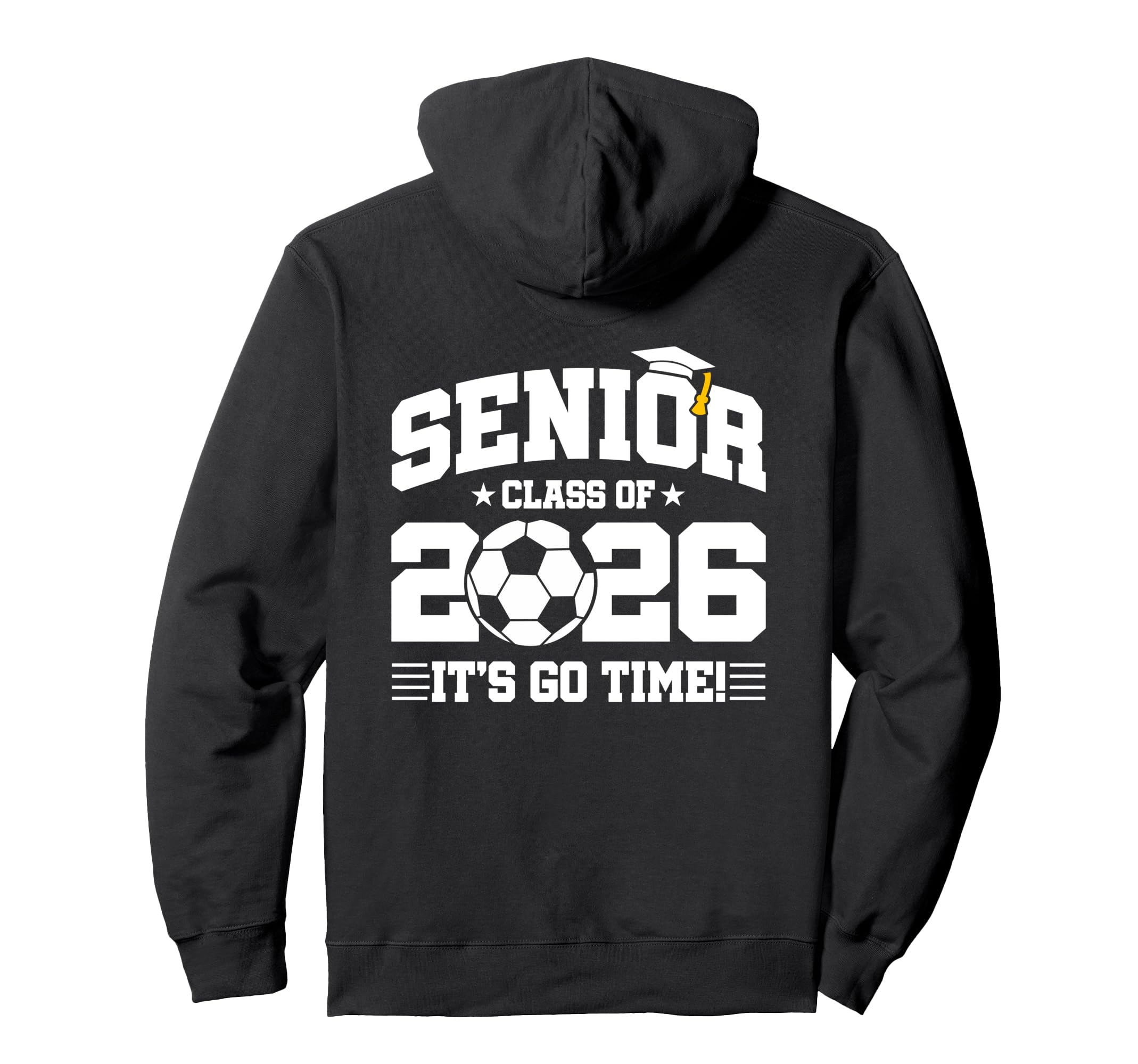 Class 2026 Senior Year Soccer Player Hoodie - Custom Art Print Unisex - T-Shirt, Sweatshirt, Hoodie