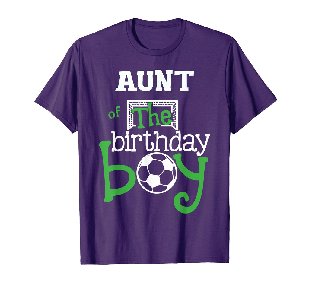 Aunt Birthday Soccer Player Bday Team T-Shirt - Custom Art Print Unisex - T-Shirt, Sweatshirt, Hoodie