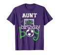 Aunt Birthday Soccer Player Bday Team T-Shirt - Custom Art Print Unisex - T-Shirt, Sweatshirt, Hoodie