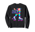 Rollerskates Funny 80S Roller Disco Sweatshirt - Graphic Print for Adults - T-Shirt, Sweatshirt, Hoodie