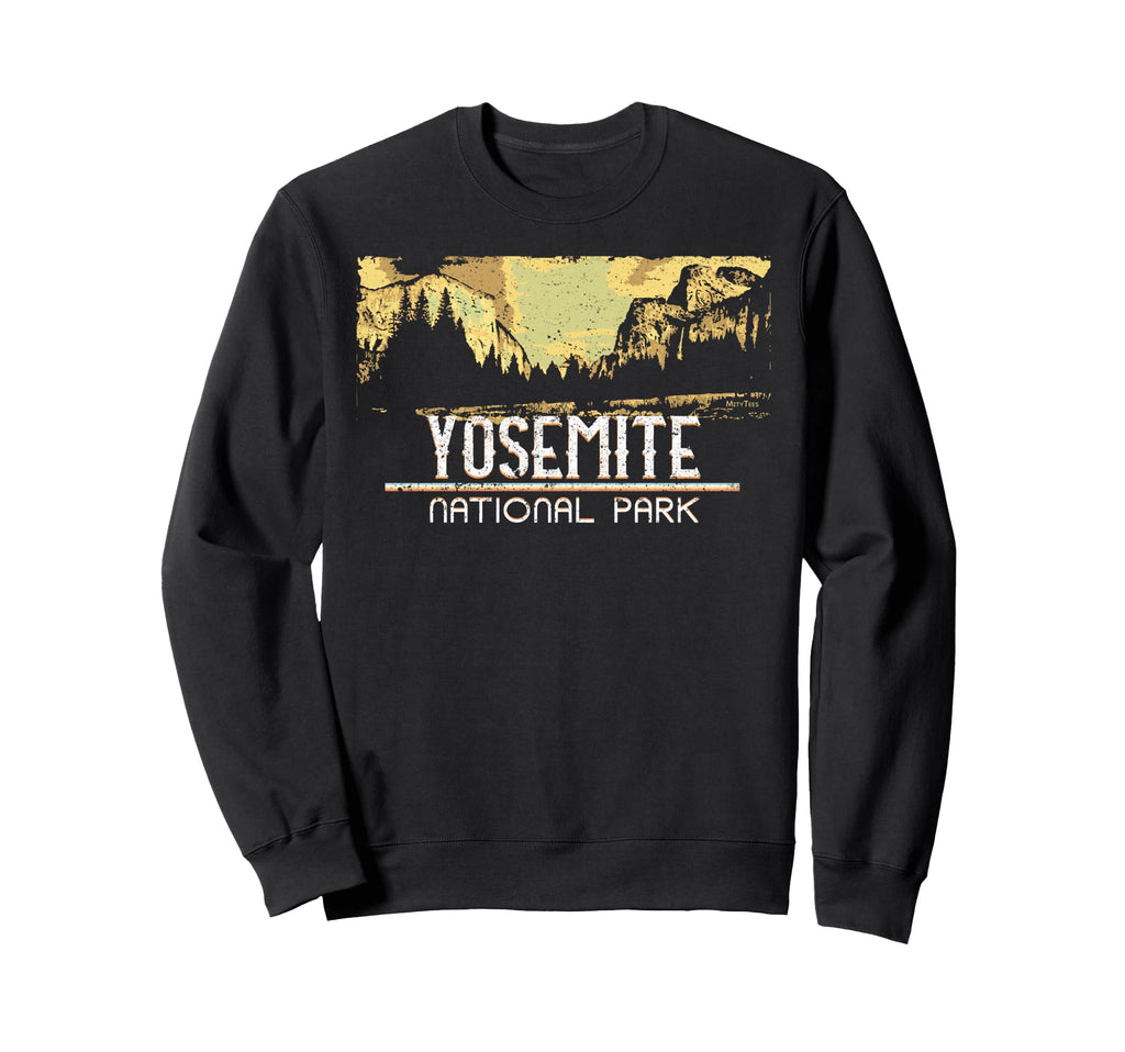 Postcard National Park Yosemite Sweatshirt - Unique Graphic Men Women - T-Shirt, Sweatshirt, Hoodie