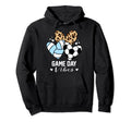 Game Day Vibes Funny Soccer Volleyball Hoodie - Fun Novelty Design Unisex - T-Shirt, Sweatshirt, Hoodie