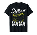Softball Nana Family Matching Players T-Shirt - Minimalist Print Unisex - T-Shirt, Sweatshirt, Hoodie