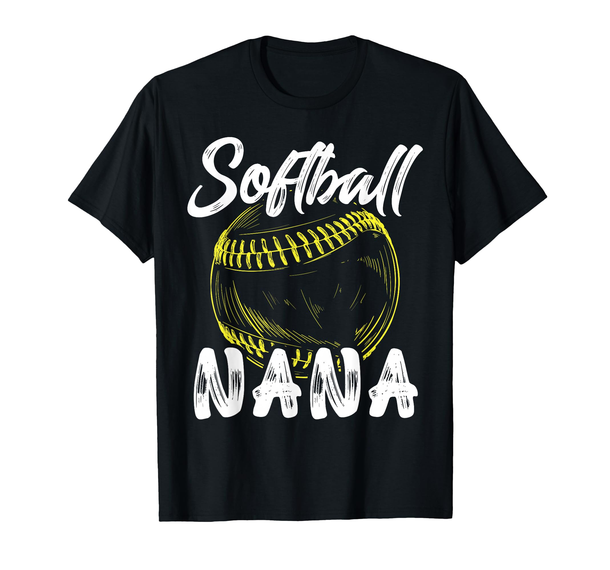 Softball Nana Family Matching T-Shirt - Fun Novelty Design Men Women - T-Shirt, Sweatshirt, Hoodie