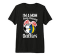 Im Mom Busy Raising Ballers Volleyball T-Shirt - Unique Graphic Unisex - T-Shirt, Sweatshirt, Hoodie