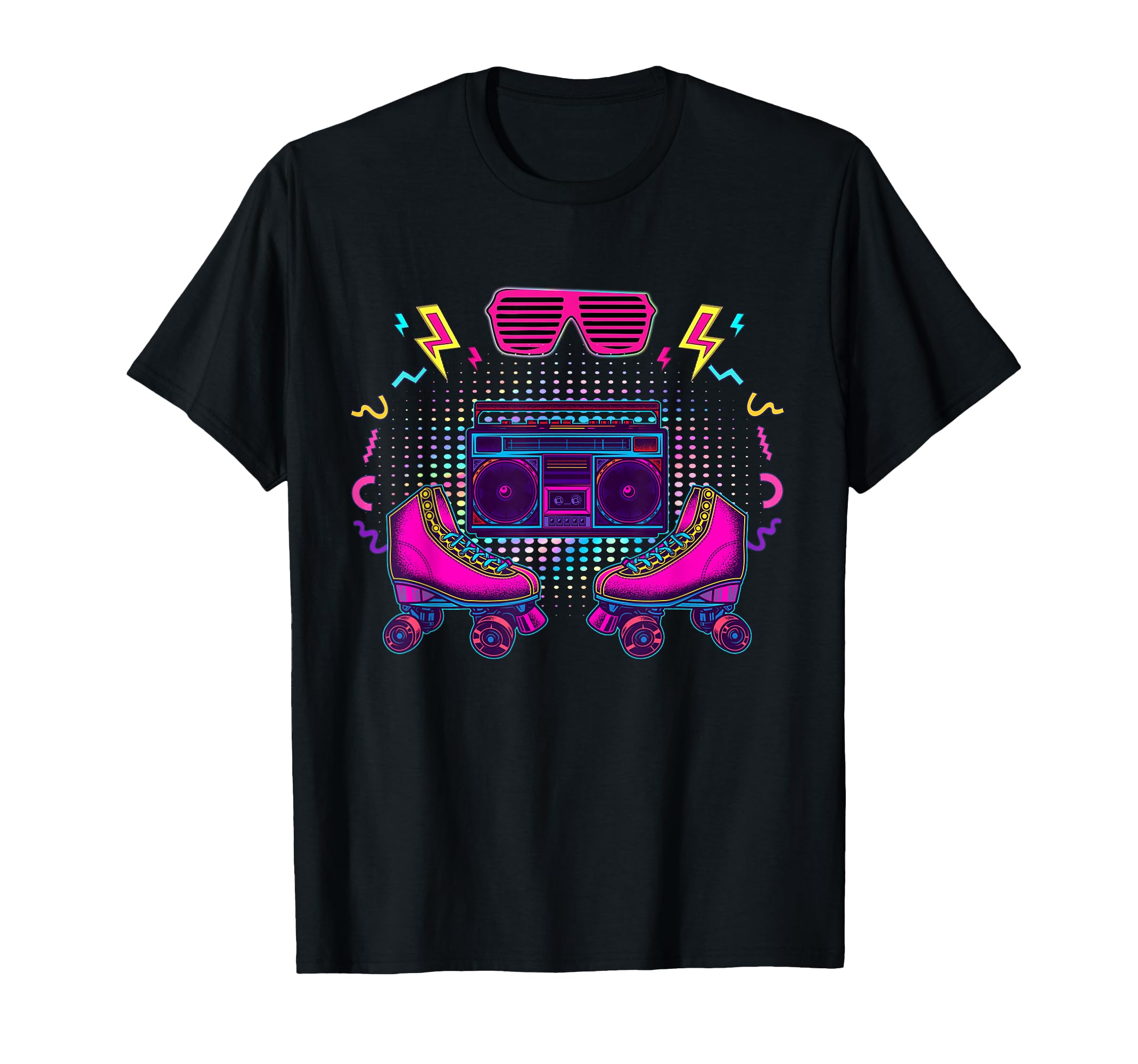 Rollerskates Funny 80S Roller Disco Skating T-Shirt - Unique Graphic Unisex - T-Shirt, Sweatshirt, Hoodie