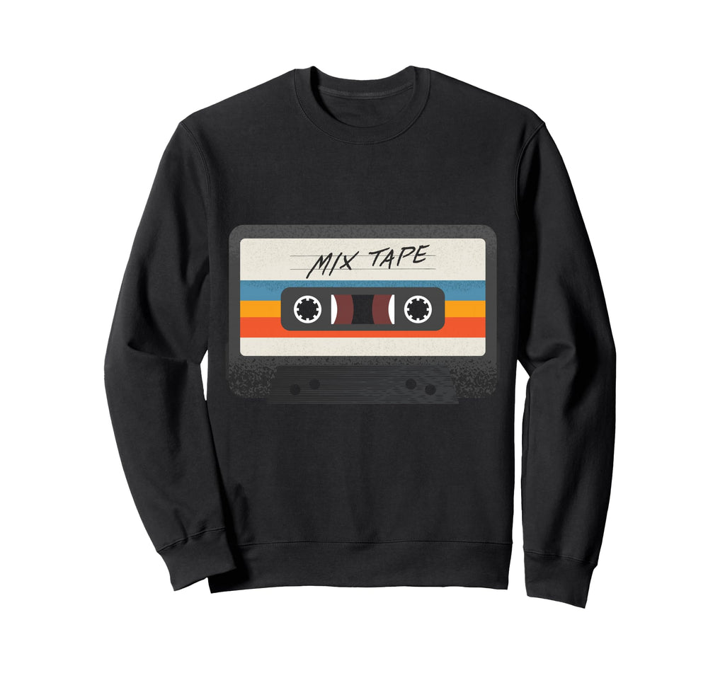 Cassette Label Mixtape Sweatshirt - Custom Art Print Men Women - T-Shirt, Sweatshirt, Hoodie