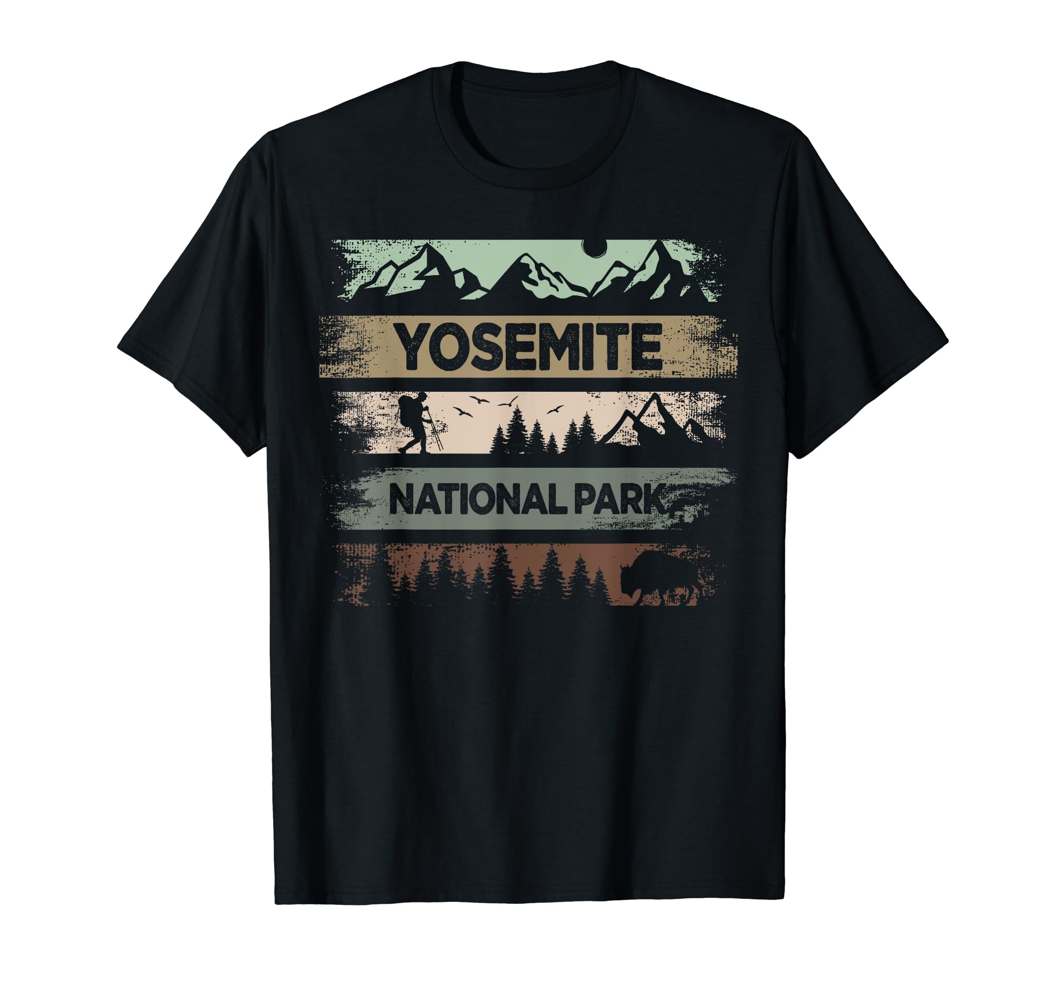 Yosemite National Park Us Yosemite T-Shirt - Fun Novelty Design for Adults - T-Shirt, Sweatshirt, Hoodie