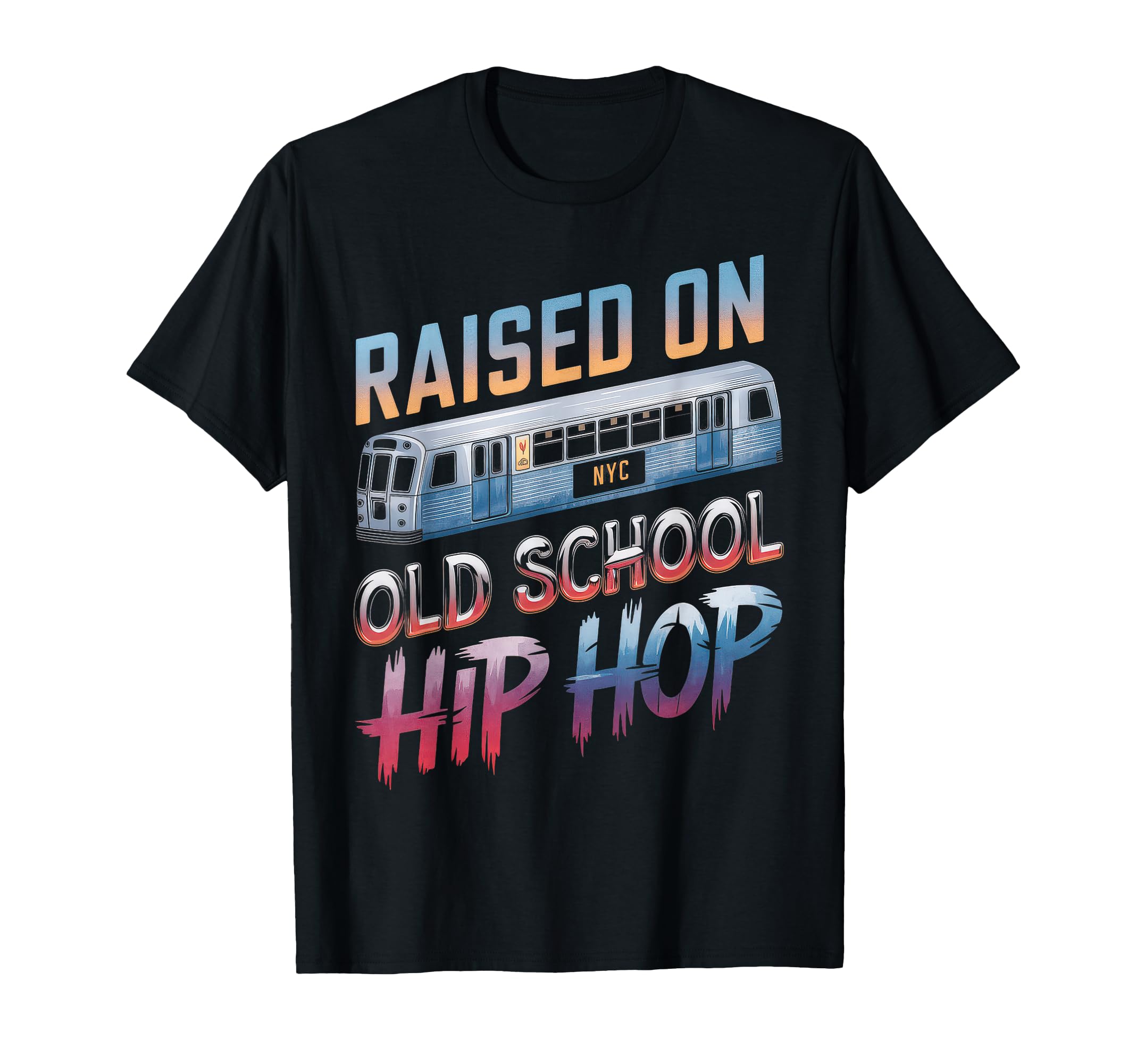 Raised Old School Hip Hop Cassette T-Shirt - Graphic Print Men Women - T-Shirt, Sweatshirt, Hoodie
