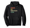 Husband Dad Indoor Soccer Legend Hoodie - Custom Art Print Men Women - T-Shirt, Sweatshirt, Hoodie