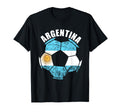 Argentina Soccer Ball Sun May T-Shirt - Custom Art Print for Adults - T-Shirt, Sweatshirt, Hoodie