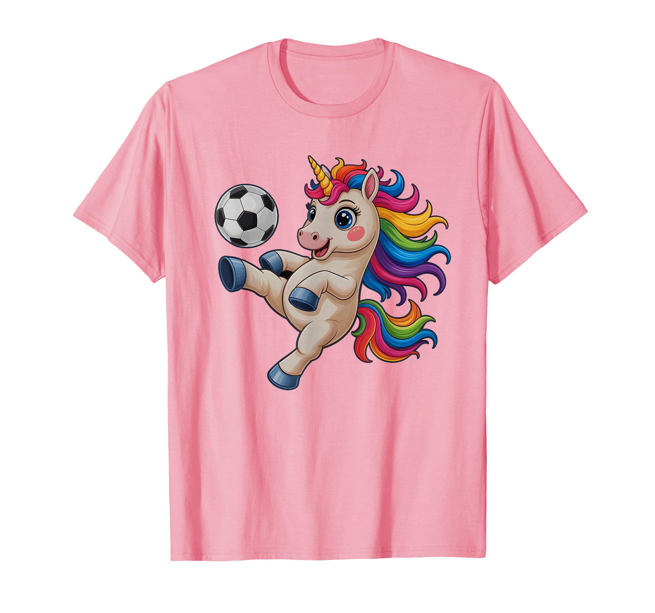 Kawaii Soccer Just Who Loves Unicorn T-Shirt - Novelty Apparel for Adults - T-Shirt, Sweatshirt, Hoodie