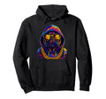 Hip Hop Dog Pug Old School 80S 90S Hoodie - Minimalist Print for Adults - T-Shirt, Sweatshirt, Hoodie