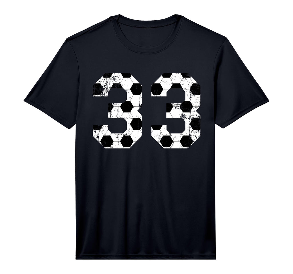 Soccer 33 Jersey Number Performance T-Shirt - Streetwear Style Men Women - T-Shirt, Sweatshirt, Hoodie
