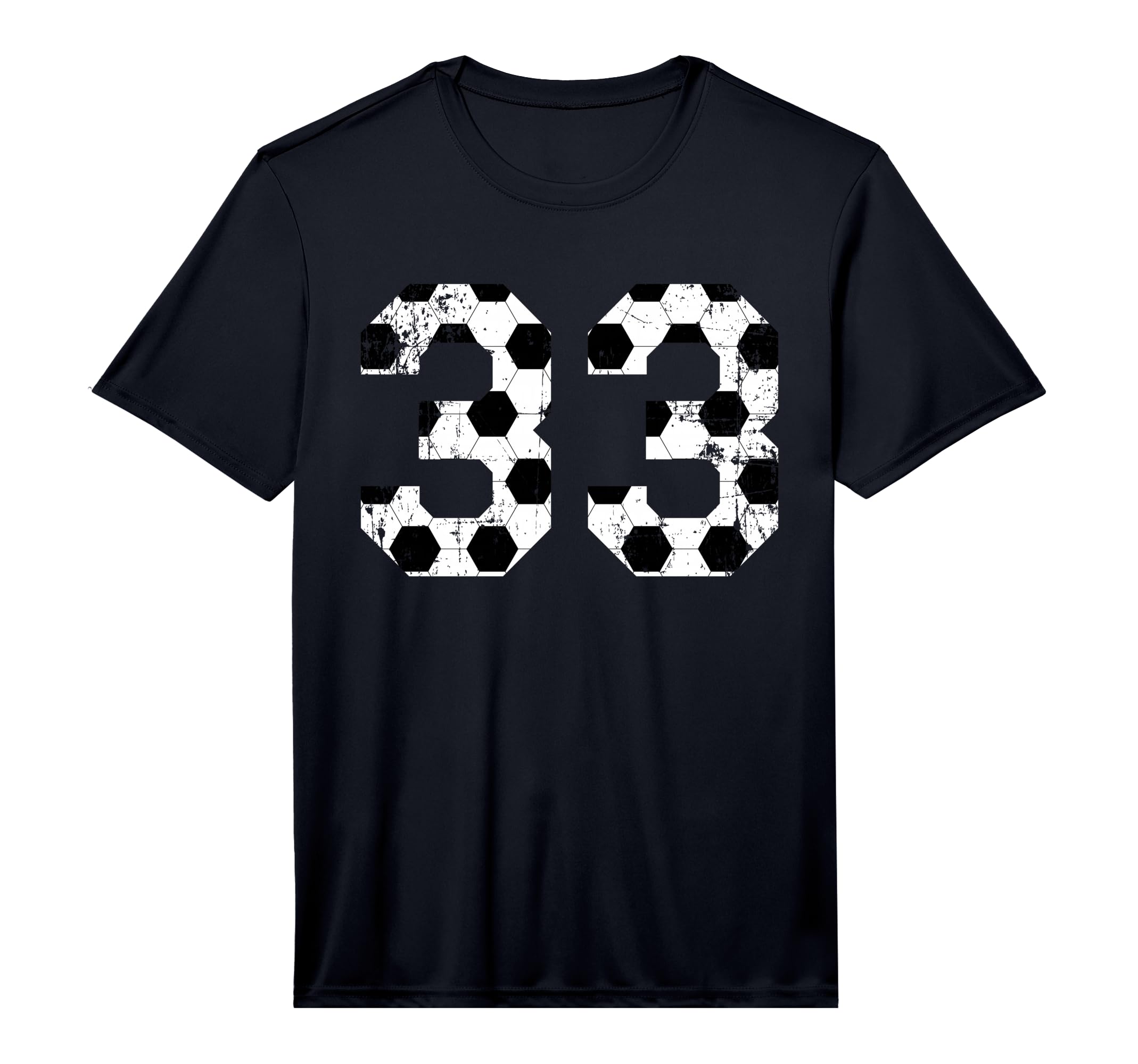 Soccer 33 Jersey Number Performance T-Shirt - Streetwear Style Men Women - T-Shirt, Sweatshirt, Hoodie