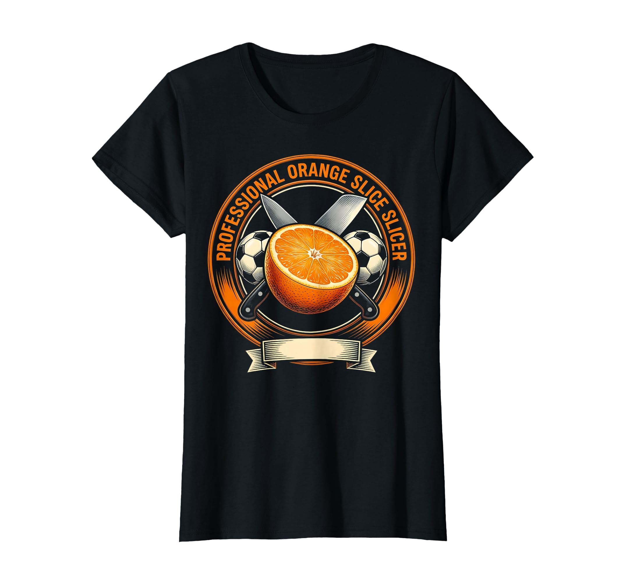 Professional Orange Slice Slicer T-Shirt - Custom Art Print for Adults - T-Shirt, Sweatshirt, Hoodie