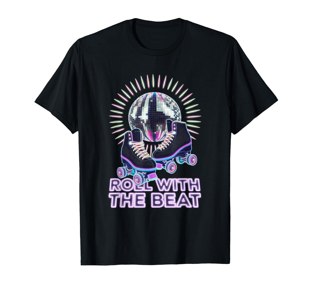 Rollerskates Funny 80S Roller Disco T-Shirt - Trendy Graphic Men Women - T-Shirt, Sweatshirt, Hoodie