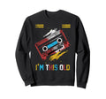 Im This Old Music Cassette Birthday Sweatshirt - Trendy Graphic for Adults - T-Shirt, Sweatshirt, Hoodie