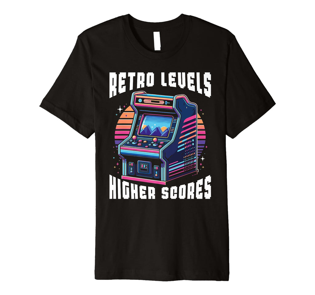 80S Arcade Nostalgia Pixel Art Video T-Shirt - Trendy Graphic for Adults - T-Shirt, Sweatshirt, Hoodie
