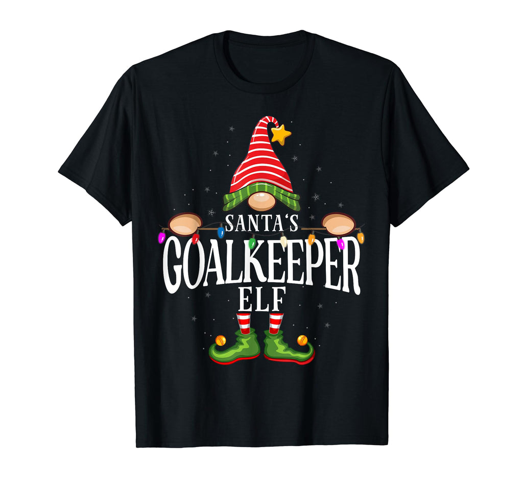 Santas Goalkeeper Group Family Pajama T-Shirt - Graphic Print Unisex - T-Shirt, Sweatshirt, Hoodie