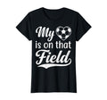My Heart Is That Field Soccer Mom T-Shirt - Custom Art Print for Adults - T-Shirt, Sweatshirt, Hoodie