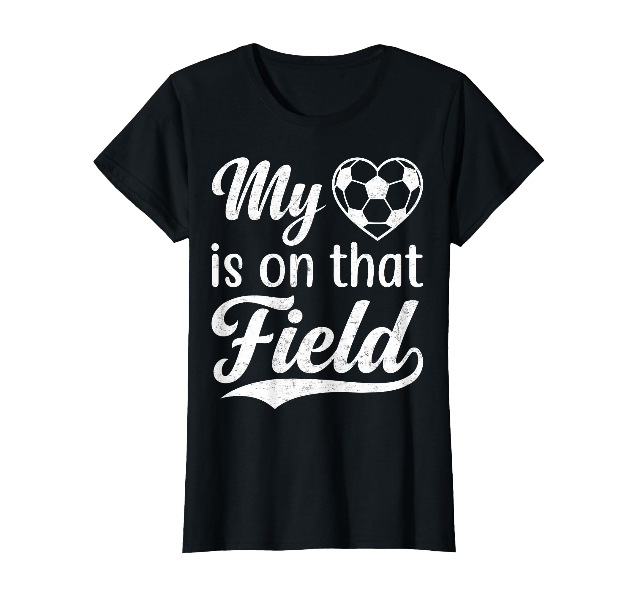 My Heart Is That Field Soccer Mom T-Shirt - Streetwear Style for Adults - T-Shirt, Sweatshirt, Hoodie