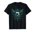 Brazil Football Green Yellow Soccer Fan T-Shirt - Unique Graphic Unisex - T-Shirt, Sweatshirt, Hoodie