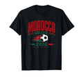 Morocco Soccer Teams Game Football T-Shirt - Novelty Apparel Men Women - T-Shirt, Sweatshirt, Hoodie