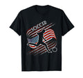 American Flag Soccer Equipment Player T-Shirt - Graphic Print Unisex - T-Shirt, Sweatshirt, Hoodie