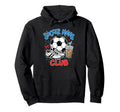 Soccer Moms Club Iced Coffee Cleats Hoodie - Minimalist Print for Adults - T-Shirt, Sweatshirt, Hoodie