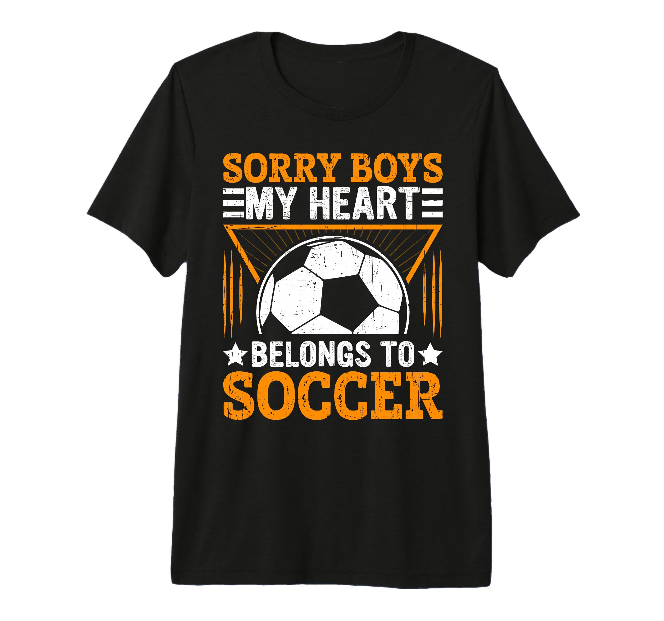 Sorry My Heart Belongs To Soccer Tri T-Shirt - Novelty Apparel Men Women - T-Shirt, Sweatshirt, Hoodie