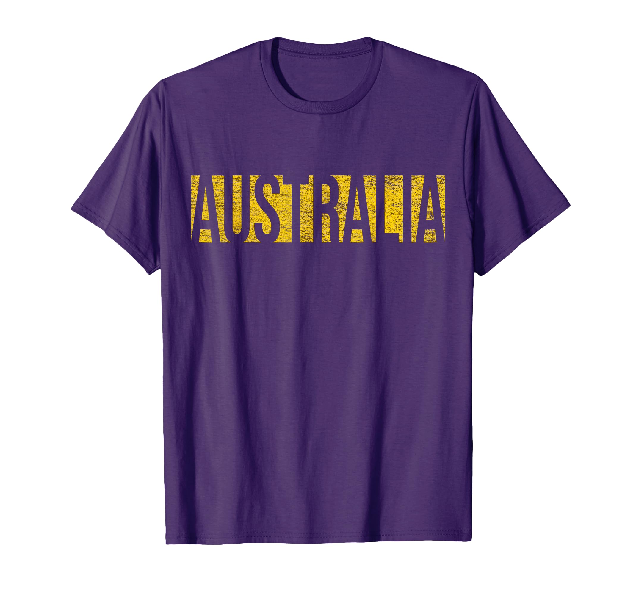 Australia Green And Yellow Athletic T-Shirt - Trendy Graphic Men Women - T-Shirt, Sweatshirt, Hoodie