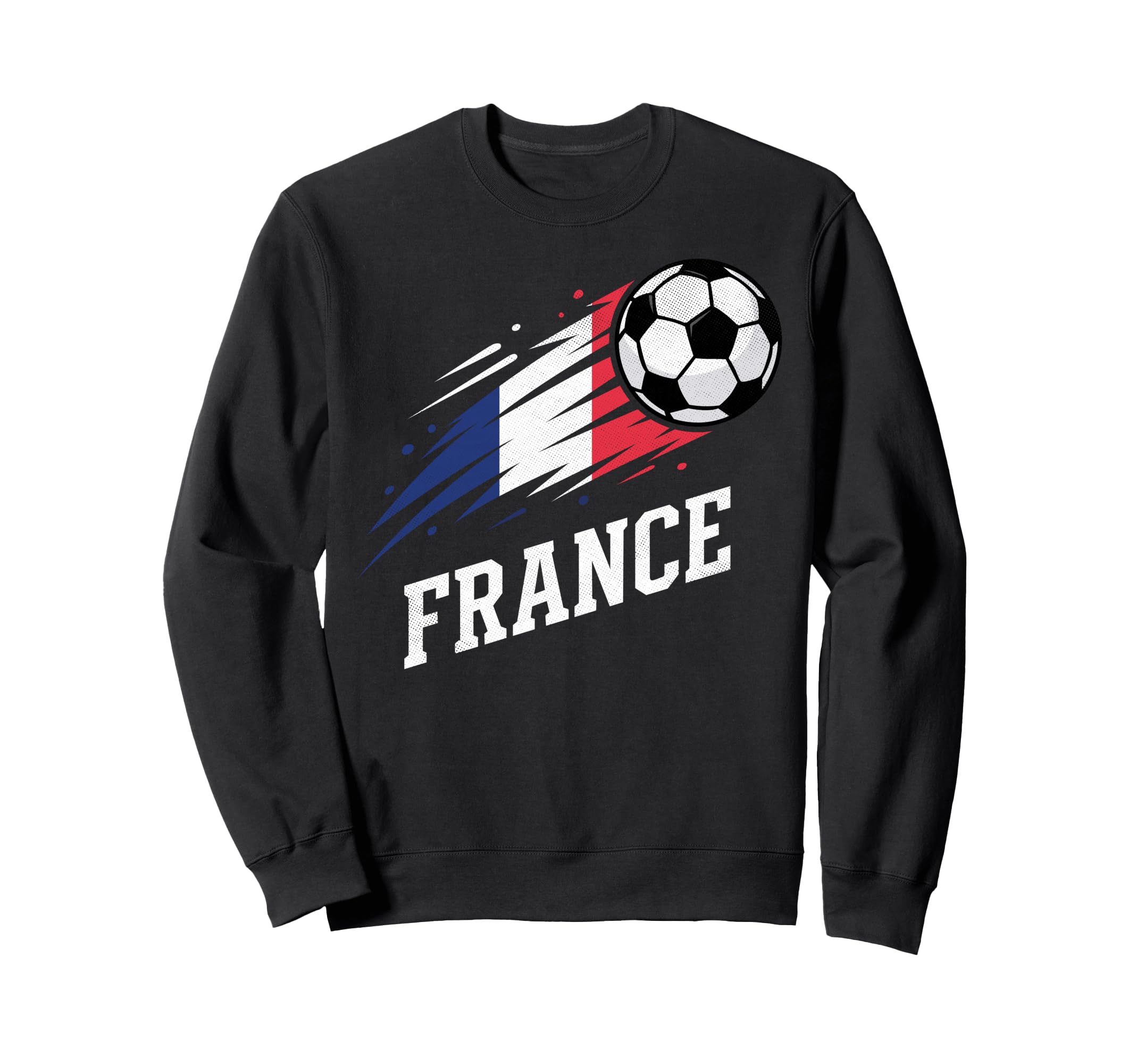 France Soccer Fan Flag Football Sweatshirt - Custom Art Print Men Women - T-Shirt, Sweatshirt, Hoodie