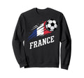 France Soccer Fan Flag Football Sweatshirt - Fun Novelty Design Men Women - T-Shirt, Sweatshirt, Hoodie