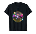 Coloured Disco Ball House Disco Ball Party T-Shirt - Novelty Apparel Unisex - T-Shirt, Sweatshirt, Hoodie