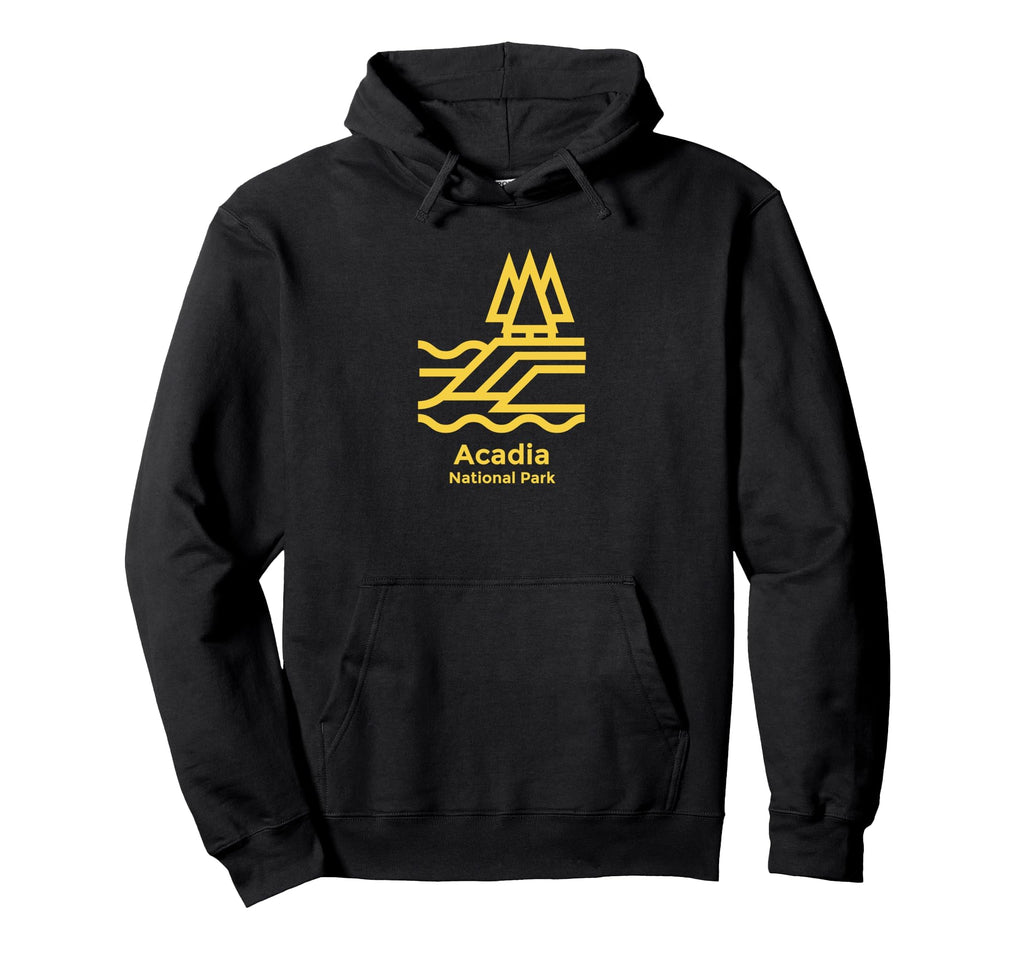 Acadia National Park Maine Minimalist Hoodie - Streetwear Style Men Women - T-Shirt, Sweatshirt, Hoodie