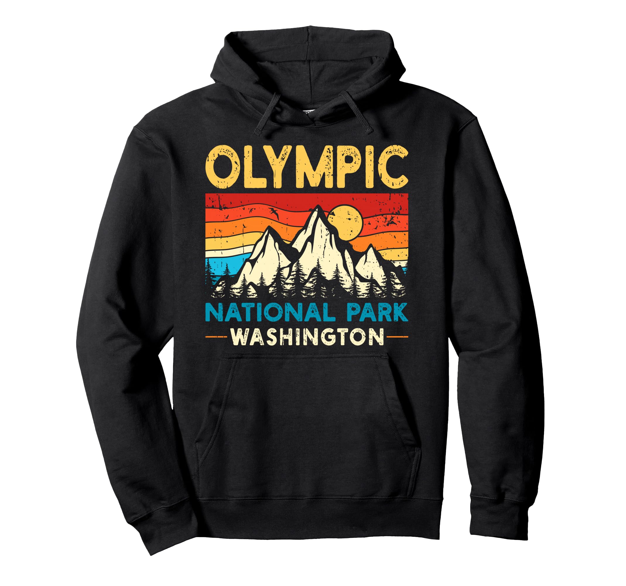 Olympic National Park Hoodie - Novelty Apparel Men Women - T-Shirt, Sweatshirt, Hoodie