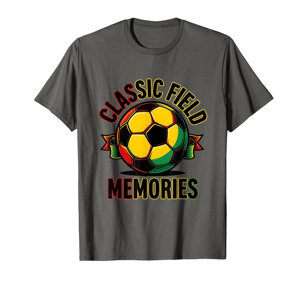 Soccer Ball Field Memories T-Shirt - Custom Art Print Men Women - T-Shirt, Sweatshirt, Hoodie