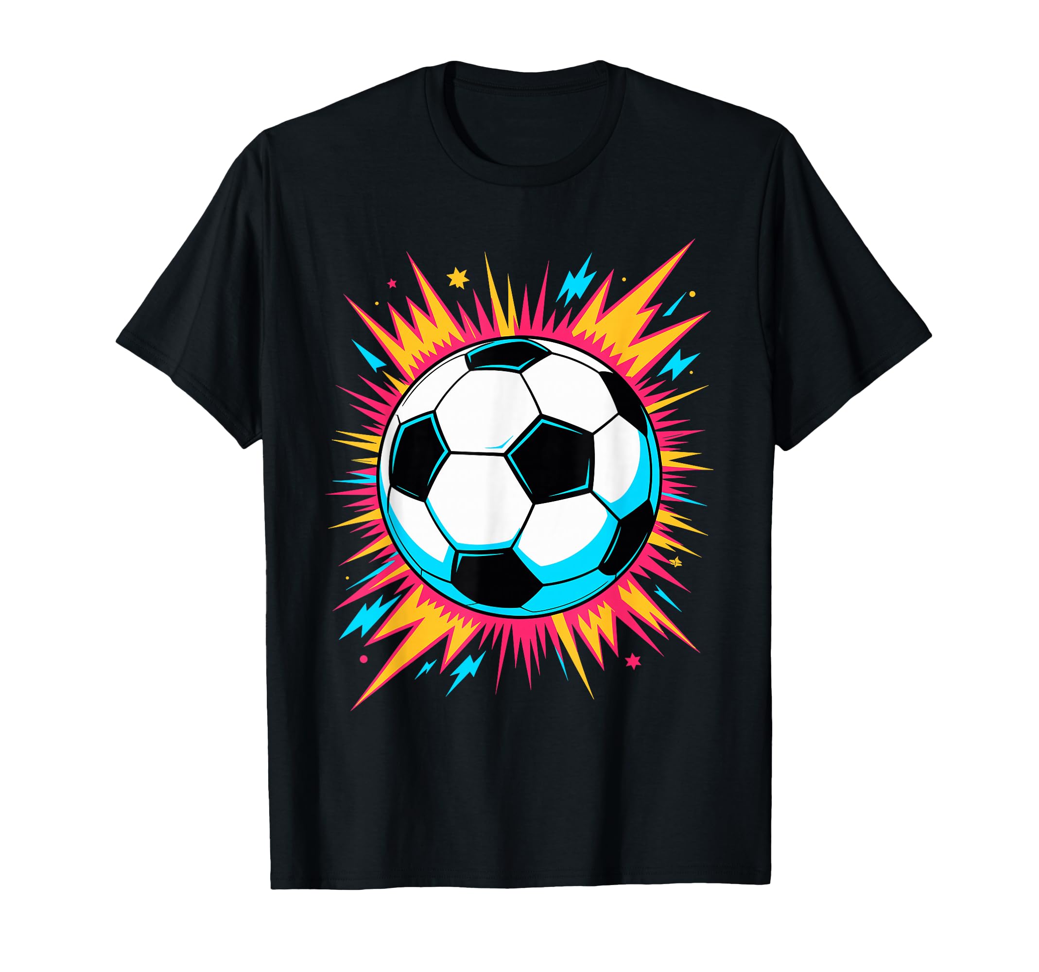 Arcade Soccer Ball T-Shirt - Graphic Print Unisex - T-Shirt, Sweatshirt, Hoodie