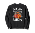 Im Mom Busy Raising Ballers Football Sweatshirt - Graphic Print Unisex - T-Shirt, Sweatshirt, Hoodie